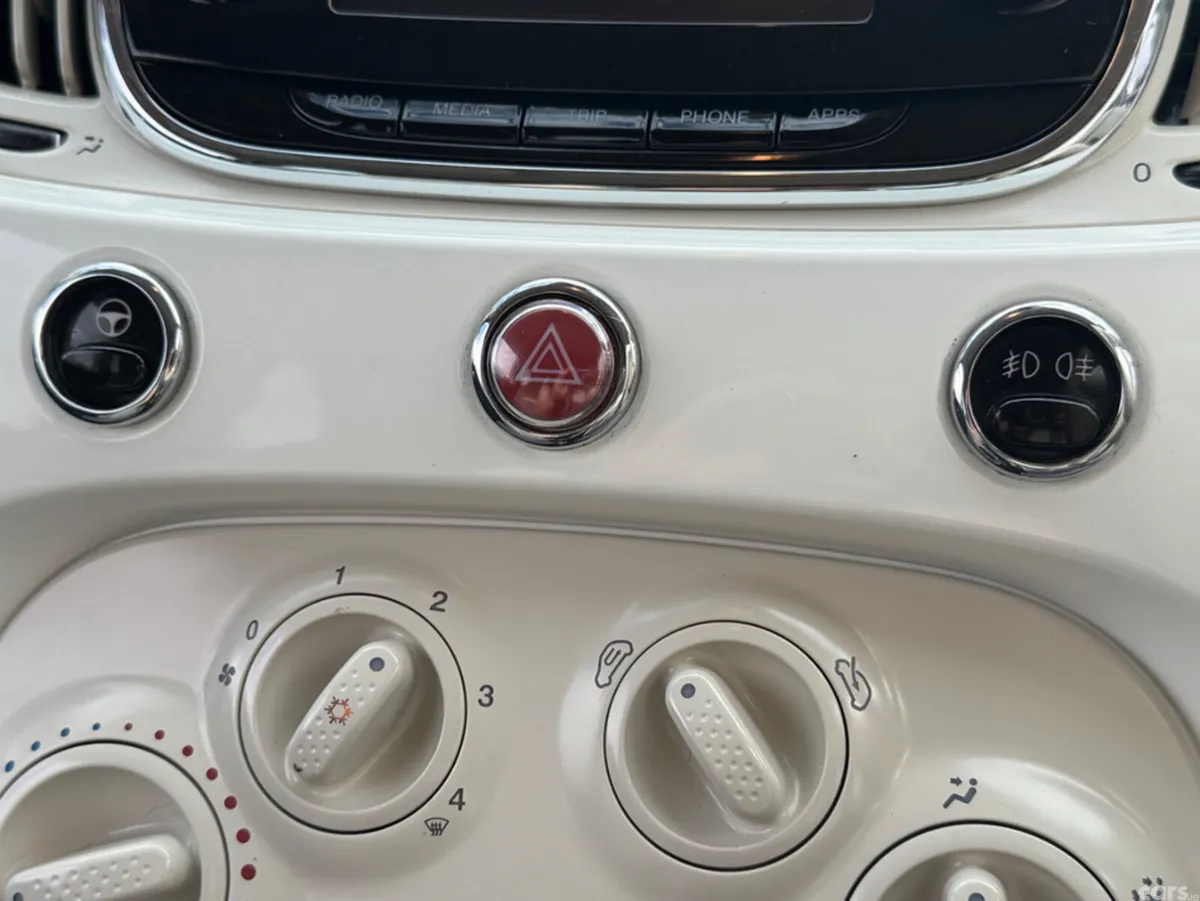 Fiat 500 Convertible, Petrol, 2016, White