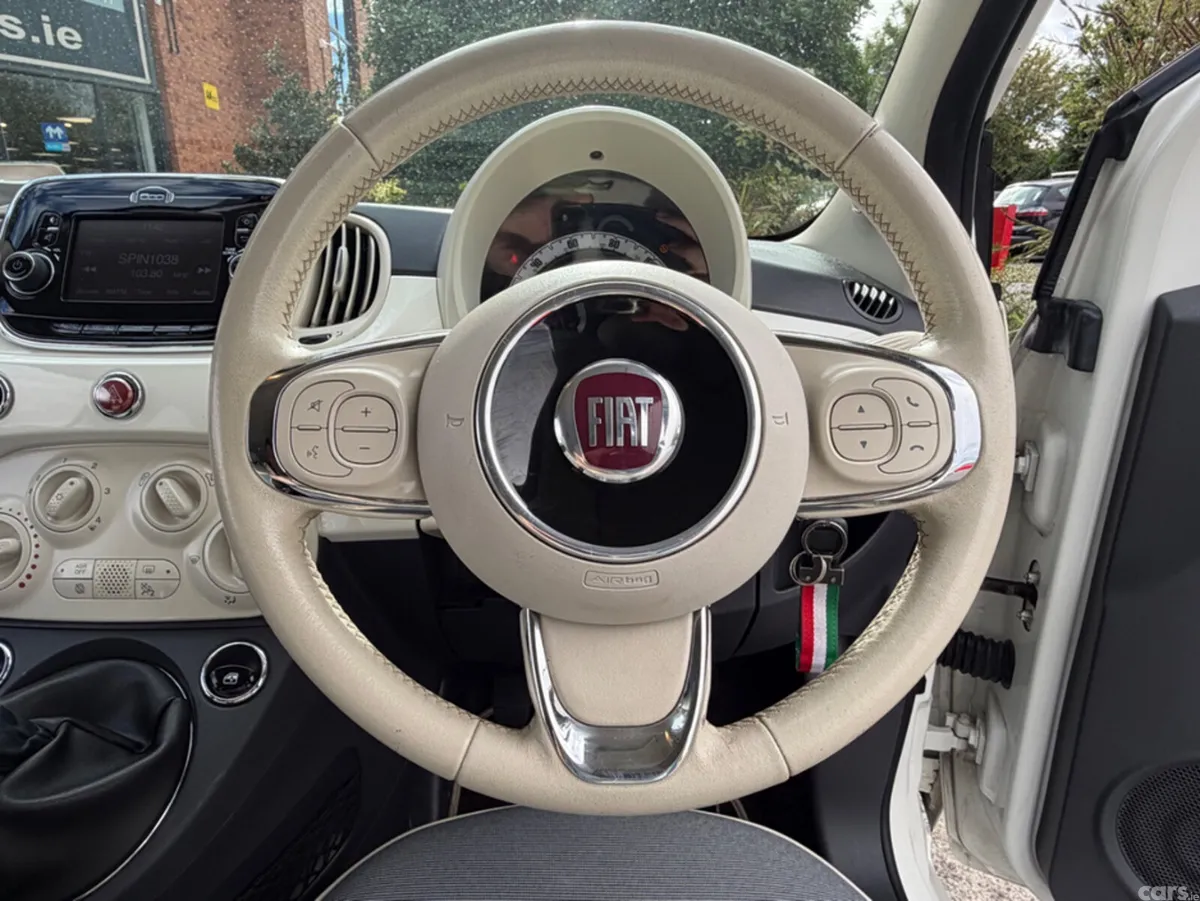 Fiat 500 Convertible, Petrol, 2016, White