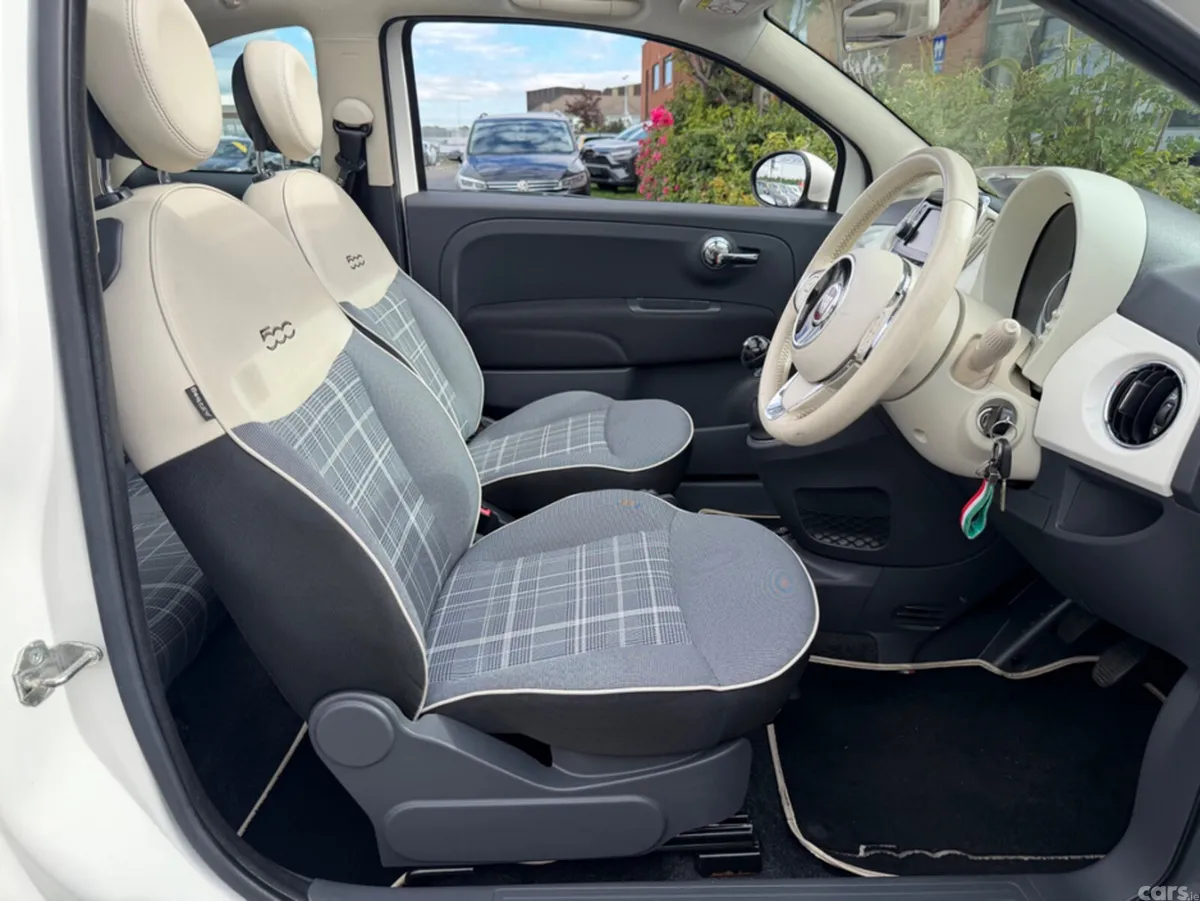 Fiat 500 Convertible, Petrol, 2016, White