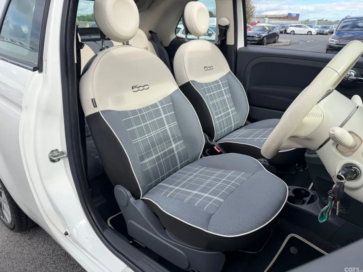 Fiat 500 Convertible, Petrol, 2016, White
