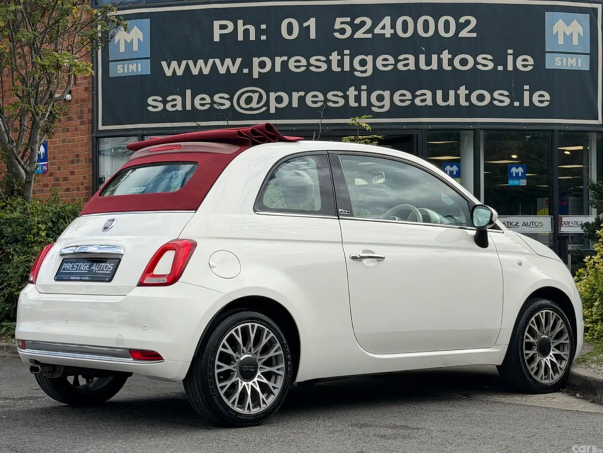 Fiat 500 Convertible, Petrol, 2016, White