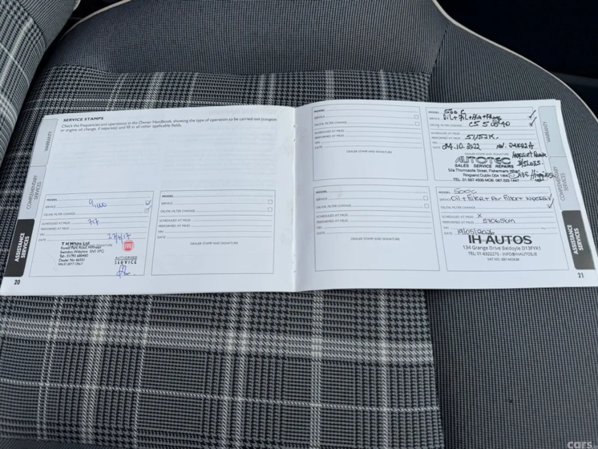 Fiat 500 Convertible, Petrol, 2016, White