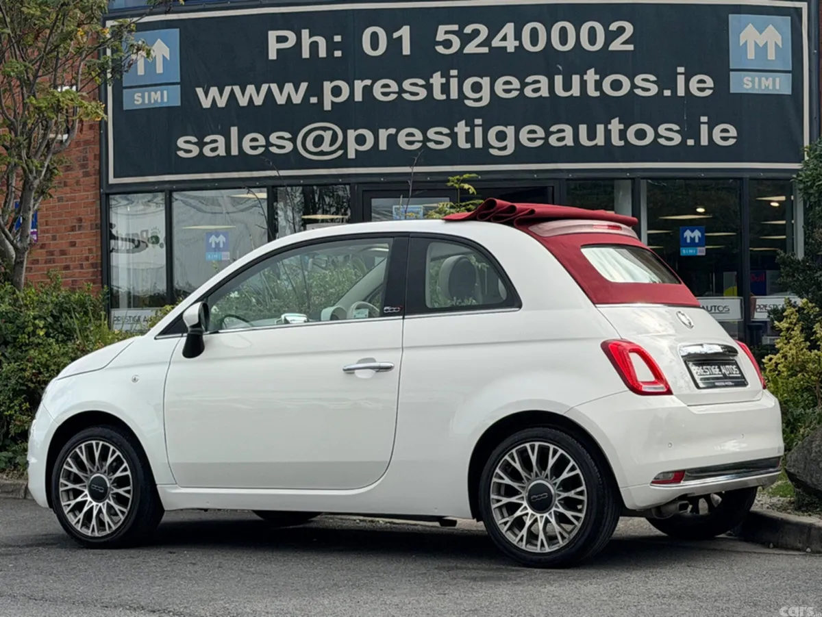 Fiat 500 Convertible, Petrol, 2016, White