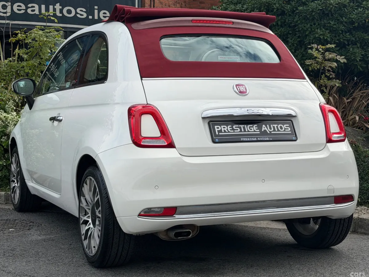 Fiat 500 Convertible, Petrol, 2016, White