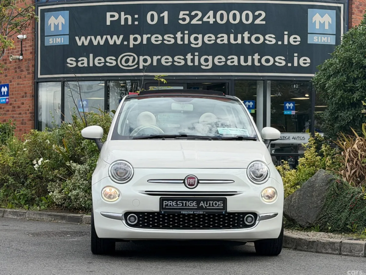 Fiat 500 Convertible, Petrol, 2016, White