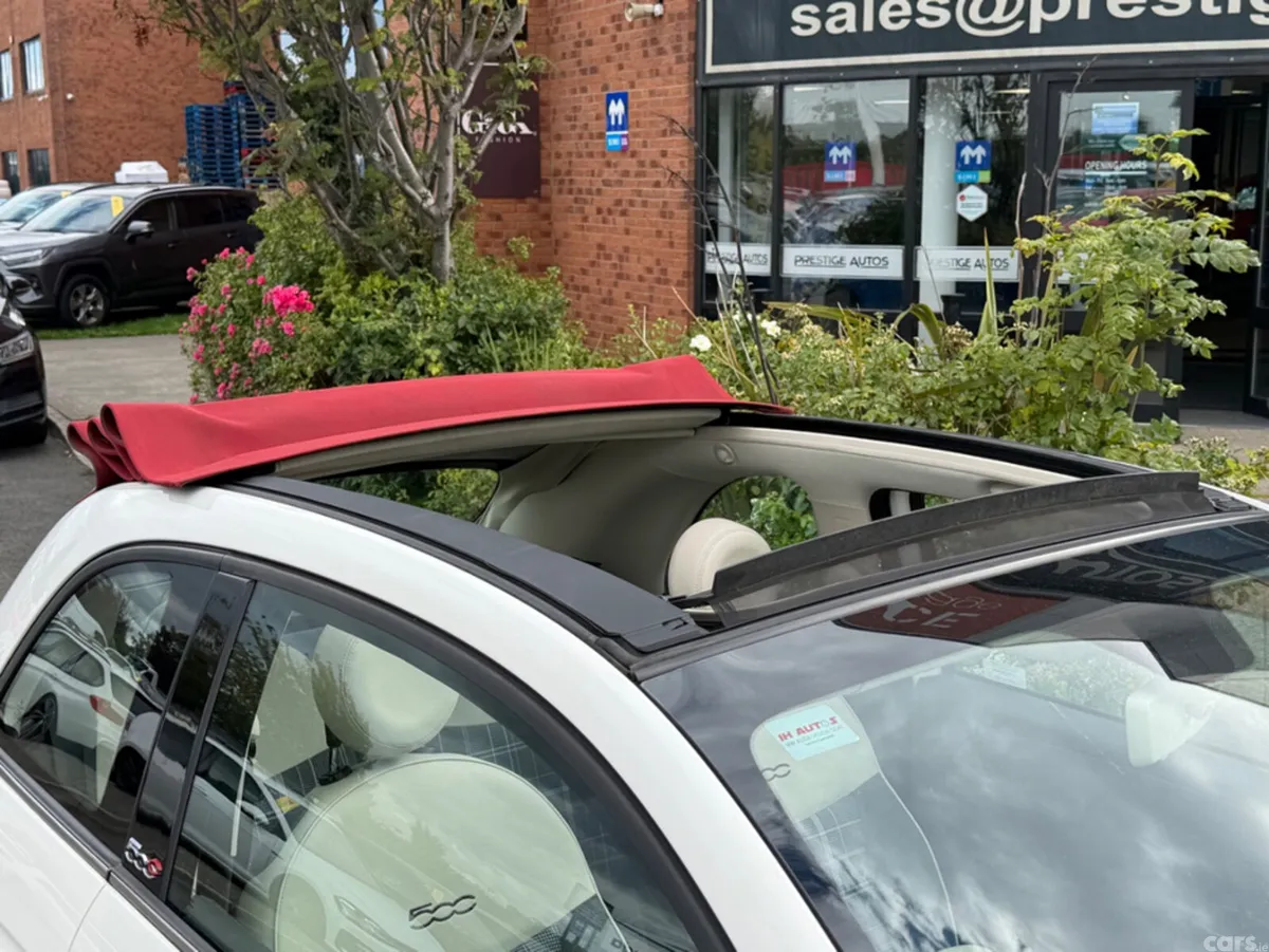 Fiat 500 Convertible, Petrol, 2016, White