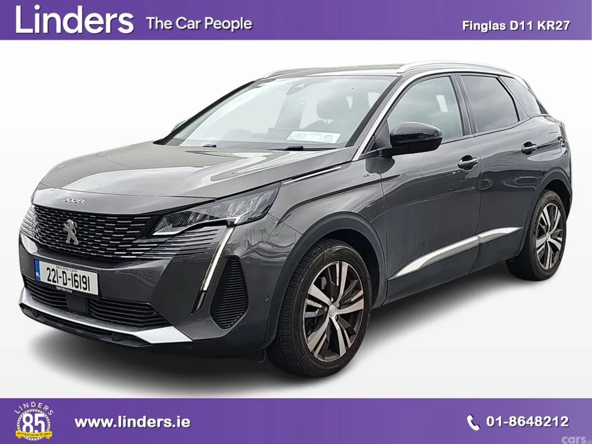 Peugeot 3008 MPV, Petrol Plug-in Hybrid, 2022, Grey