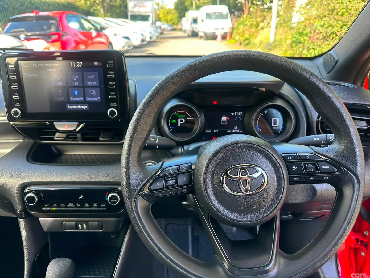 Toyota Yaris Hatchback, Petrol Hybrid, 2022, Red