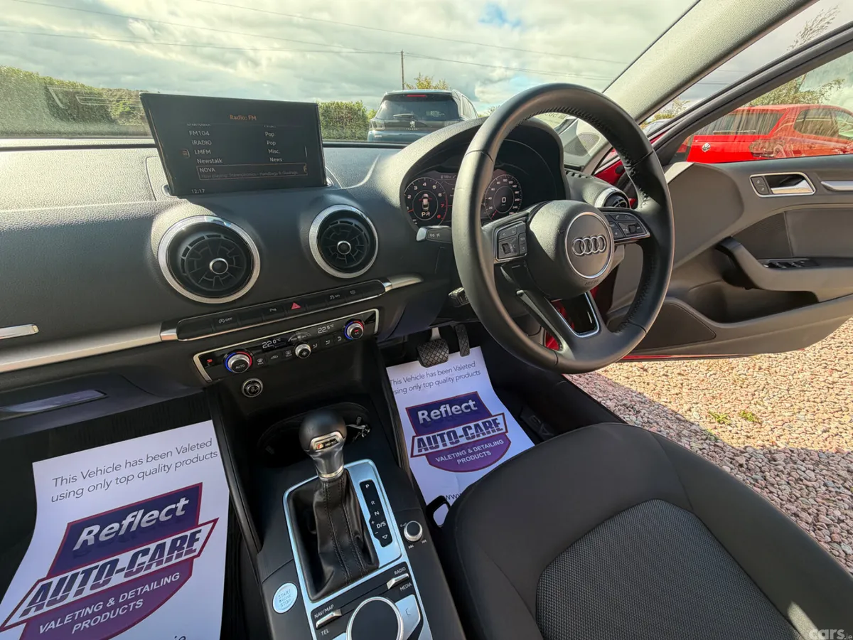 Audi A3 Saloon, Petrol, 2017, Red