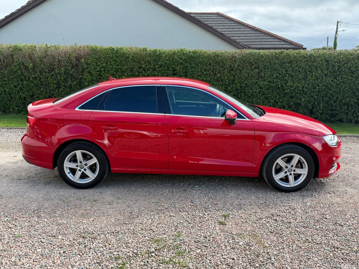 Audi A3 Saloon, Petrol, 2017, Red