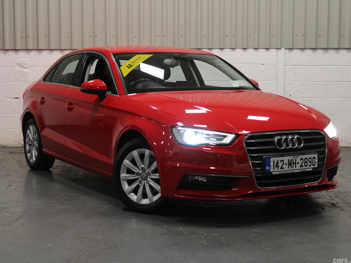 Audi A3 Saloon, Petrol, 2014, Red
