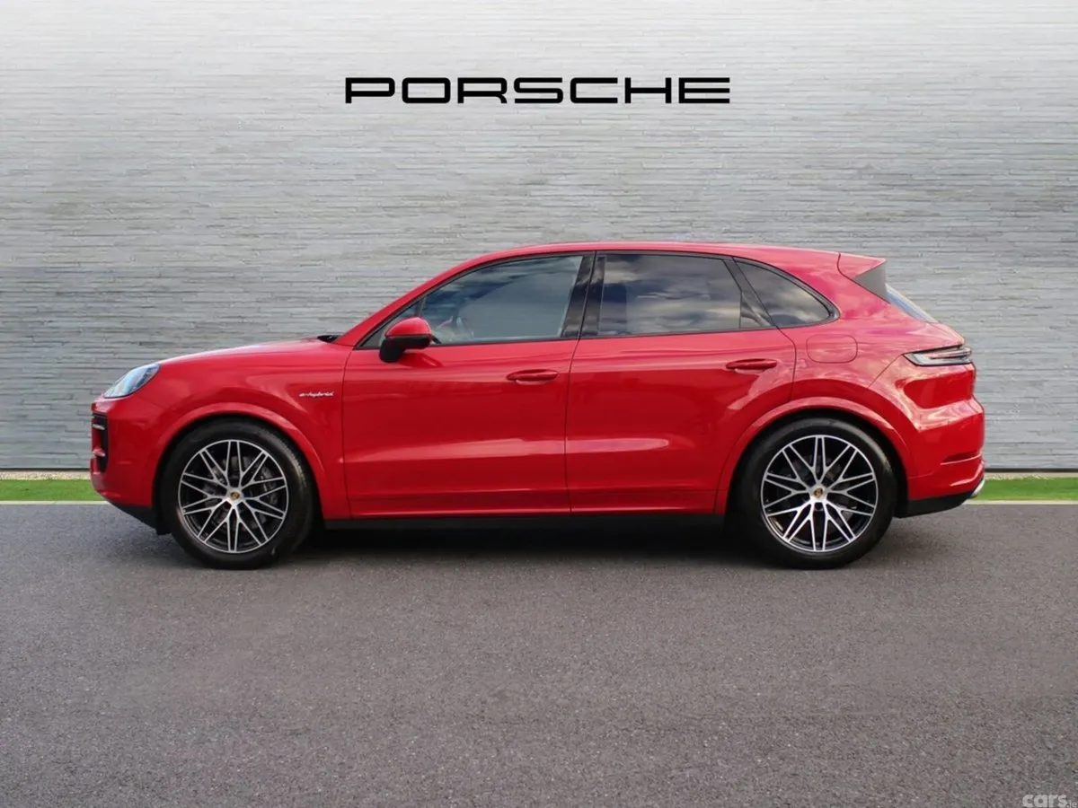 Porsche Cayenne SUV, Petrol Plug-in Hybrid, 2024, Red
