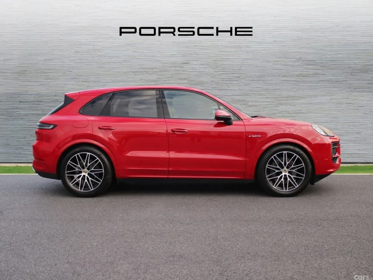 Porsche Cayenne SUV, Petrol Plug-in Hybrid, 2024, Red