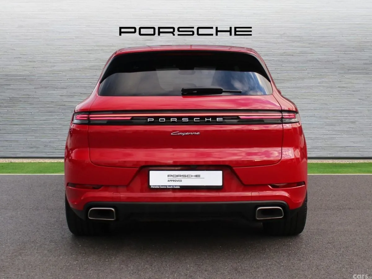 Porsche Cayenne SUV, Petrol Plug-in Hybrid, 2024, Red