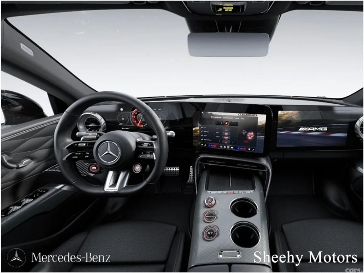 Mercedes-Benz AMG GT Coupe, Electric, 2027, Silver