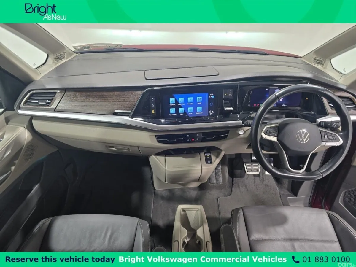 Volkswagen Transporter MPV, Petrol Plug-in Hybrid, 2023, Red
