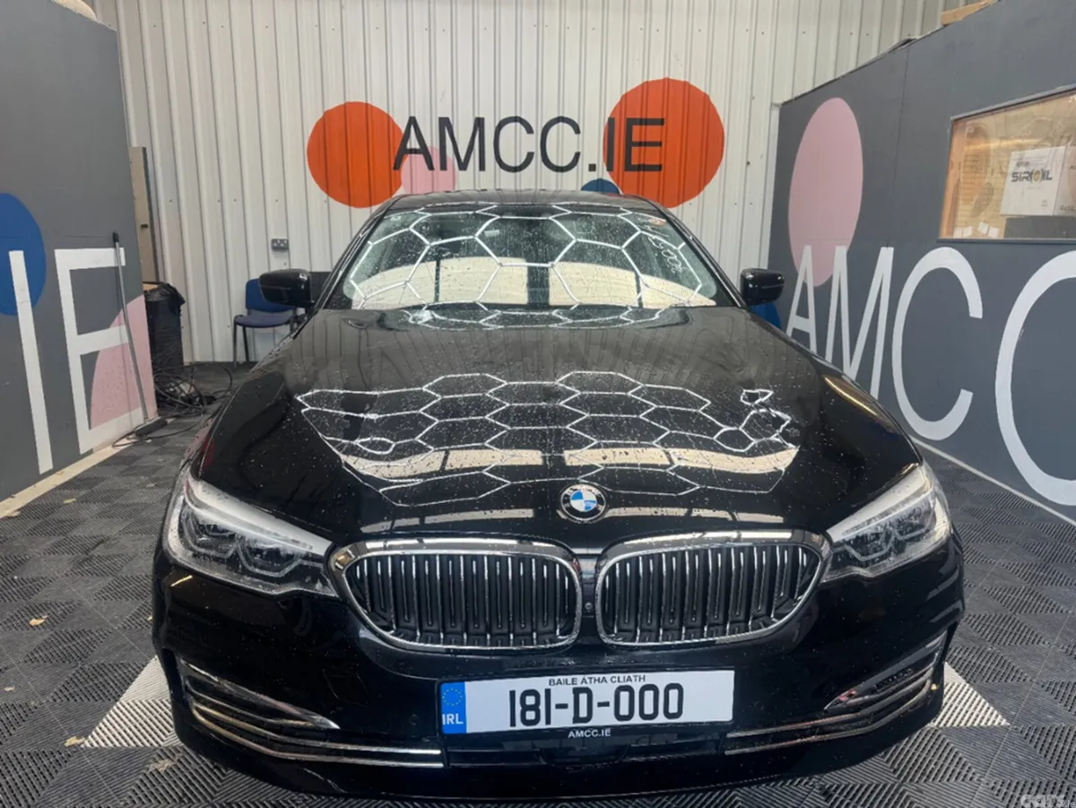 BMW 5-Series Saloon, Petrol, 2018, Black