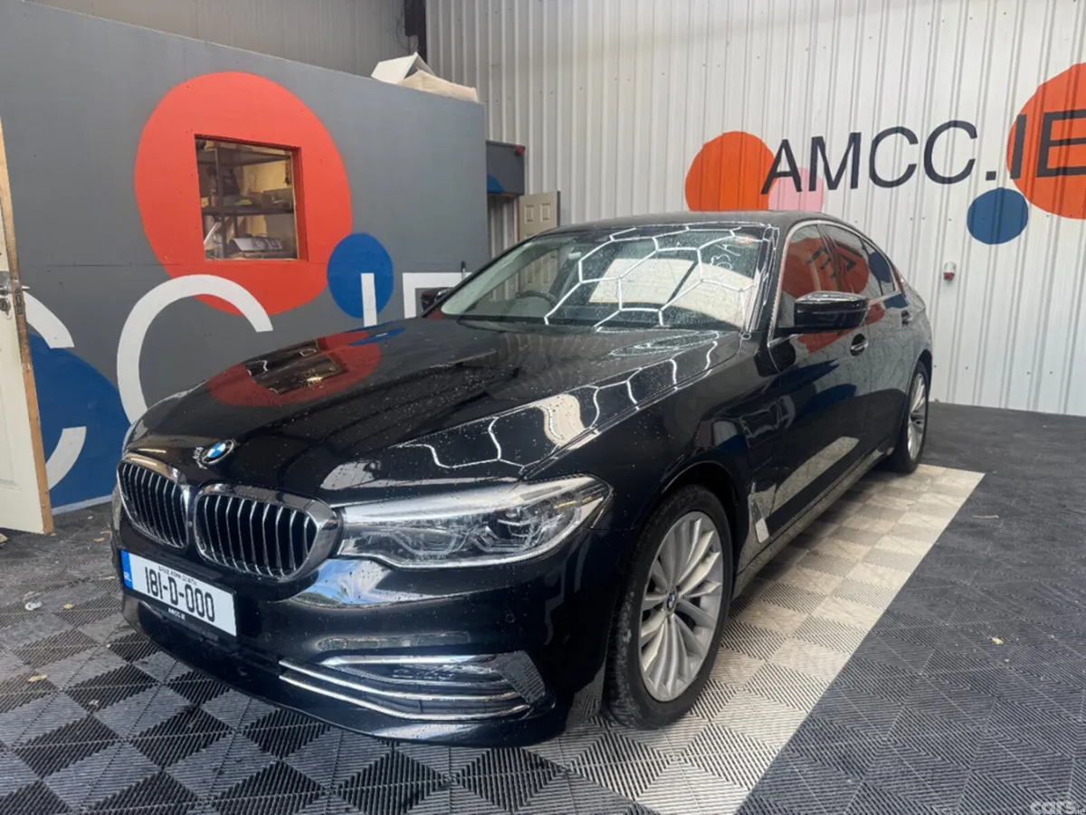 BMW 5-Series Saloon, Petrol, 2018, Black