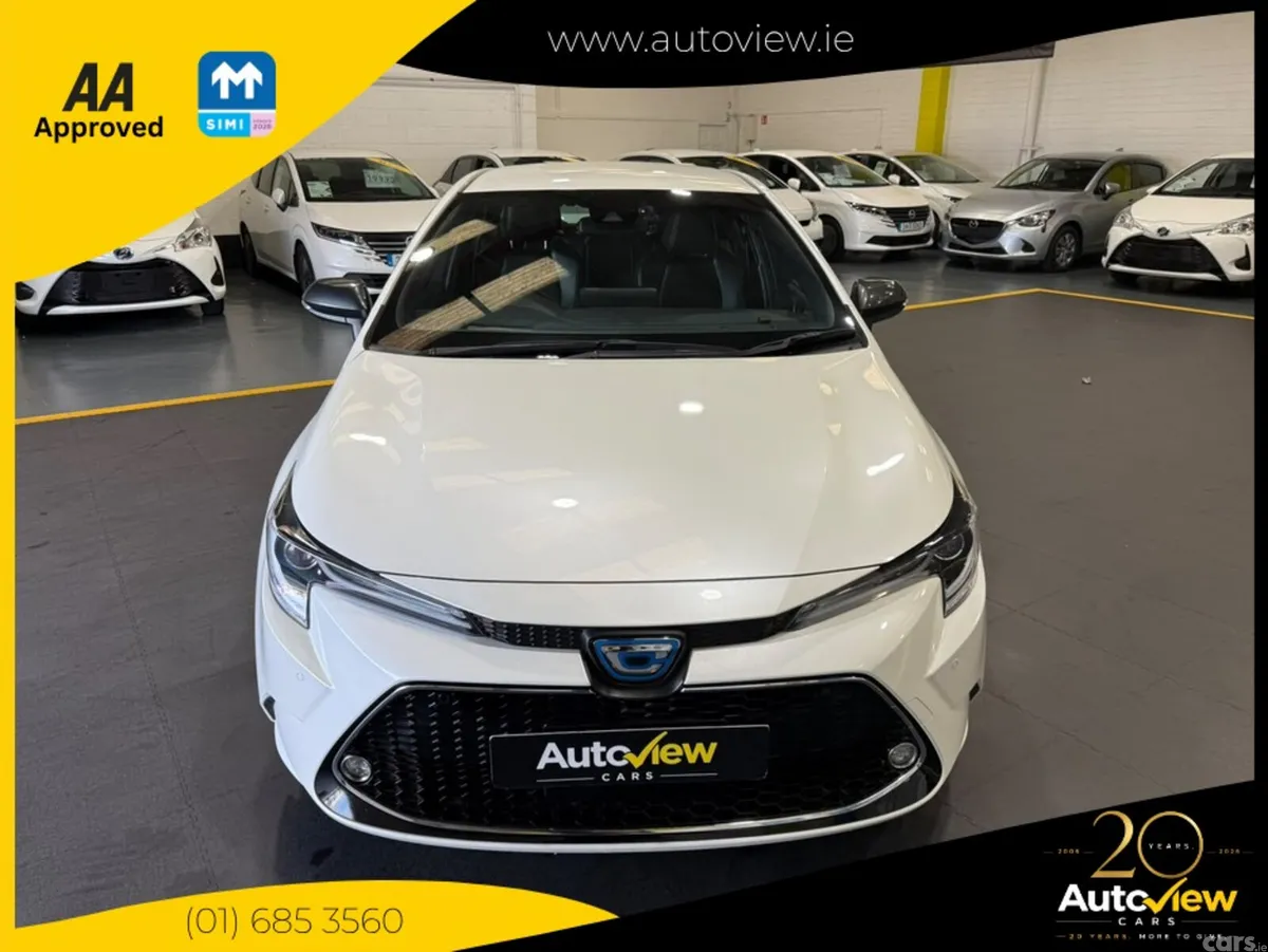 Toyota Corolla Saloon, Petrol Hybrid, 2023, White