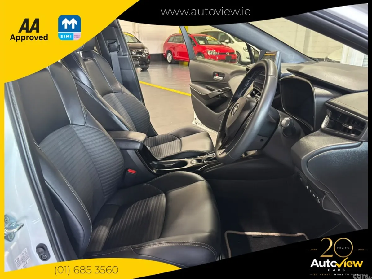Toyota Corolla Saloon, Petrol Hybrid, 2023, White