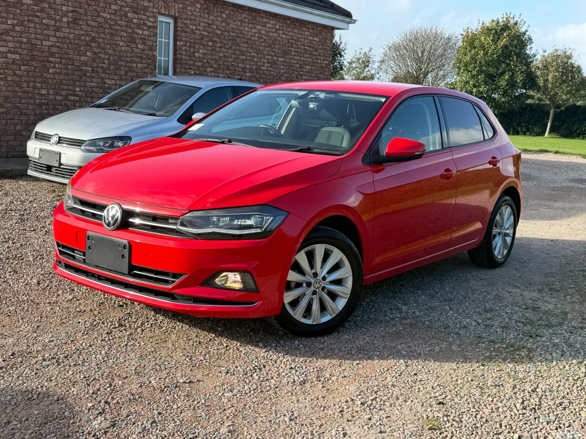Volkswagen Polo Hatchback, Petrol, 2019, Red