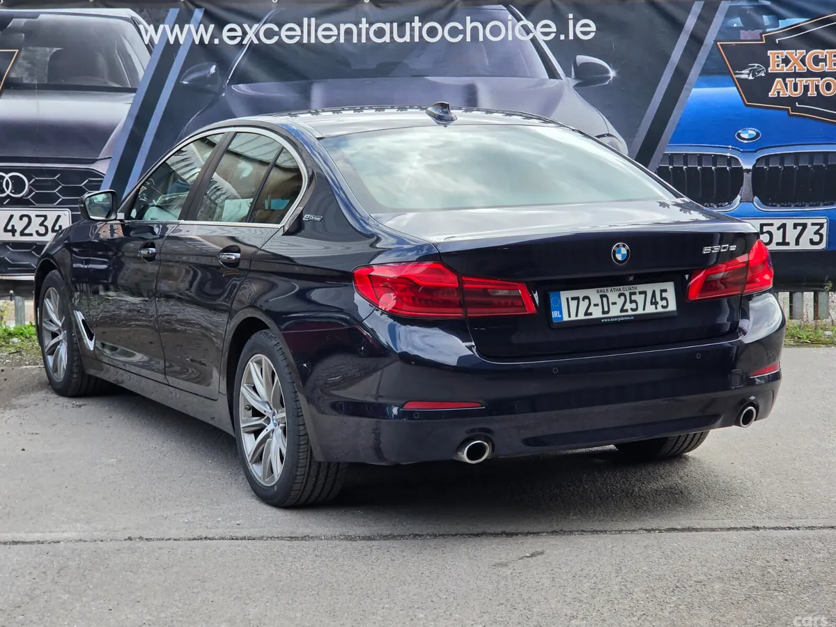 BMW 5-Series Saloon, Petrol Plug-in Hybrid, 2017, Blue