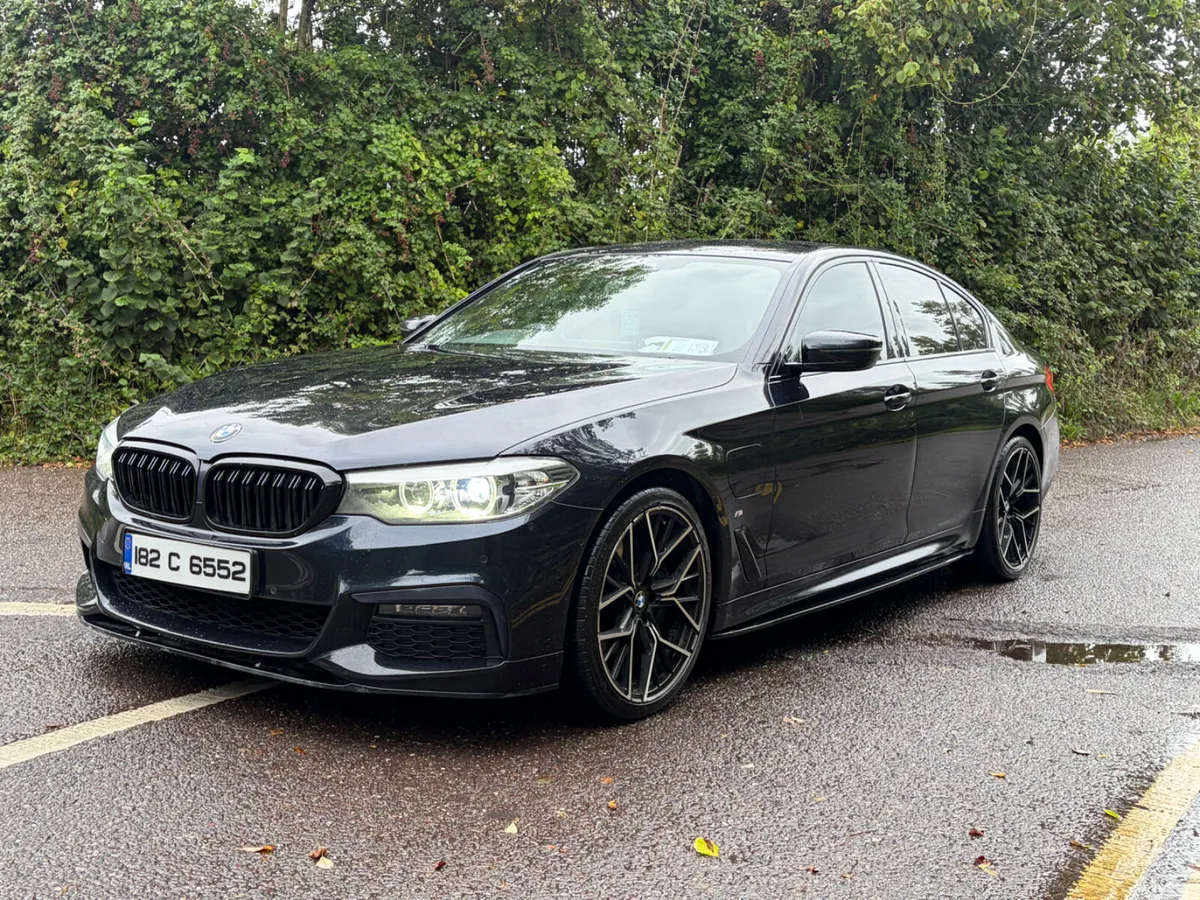 BMW 5-Series Saloon, Petrol Plug-in Hybrid, 2018, Black