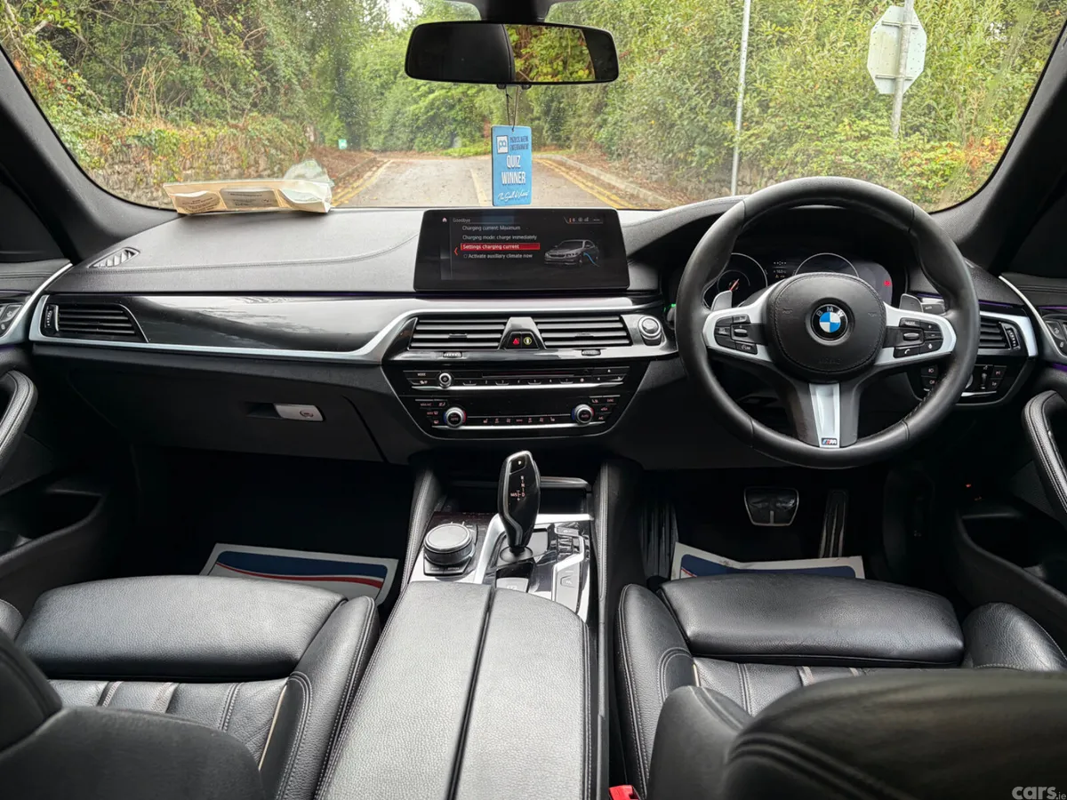 BMW 5-Series Saloon, Petrol Plug-in Hybrid, 2018, Black