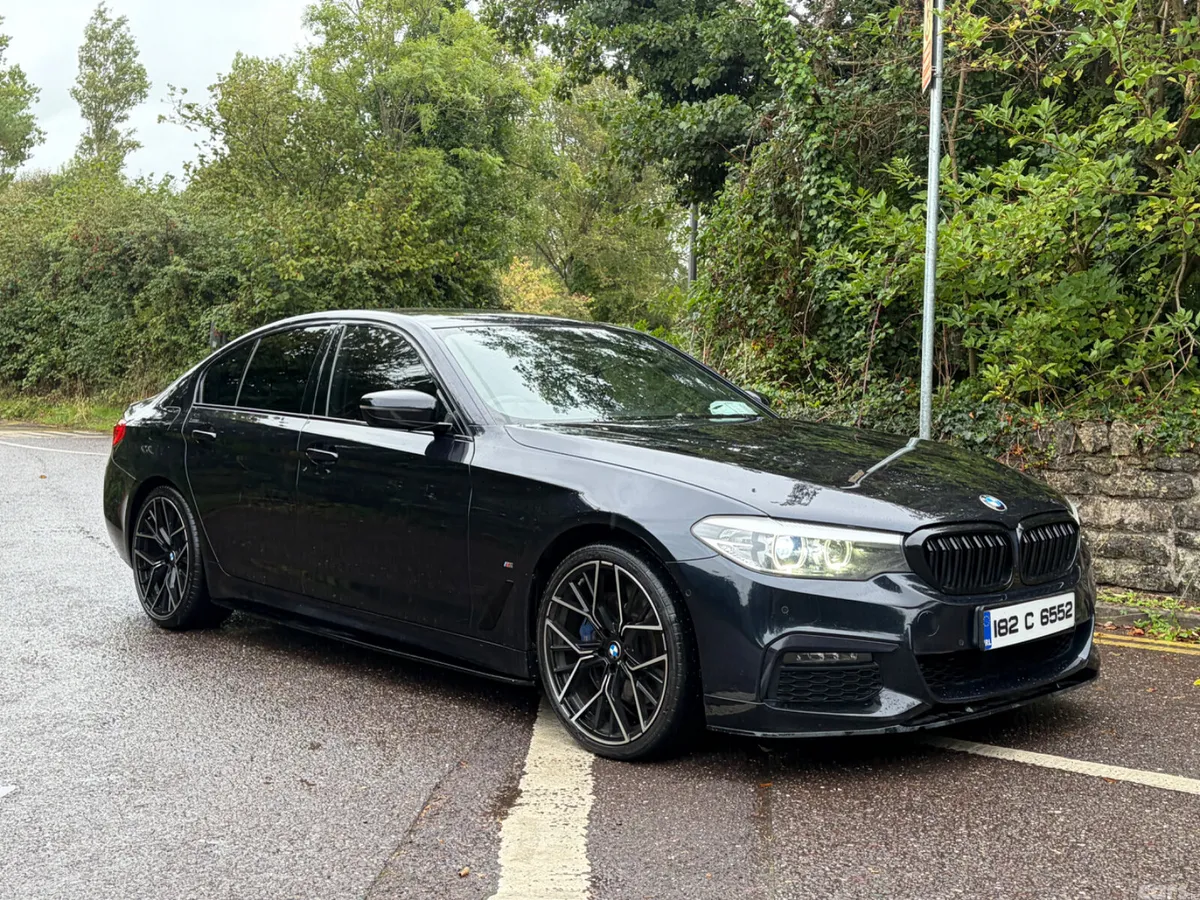 BMW 5-Series Saloon, Petrol Plug-in Hybrid, 2018, Black