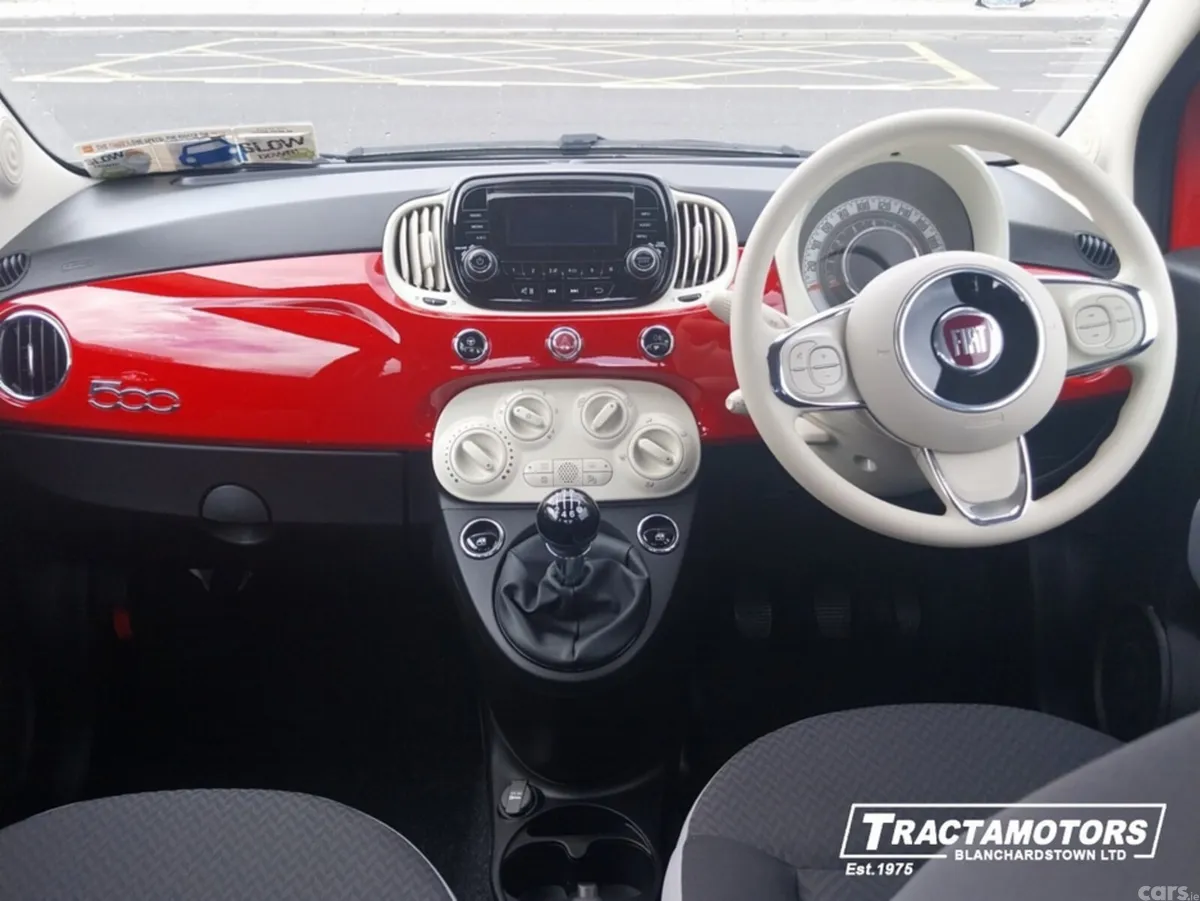Fiat 500 Hatchback, Petrol, 2021, Red