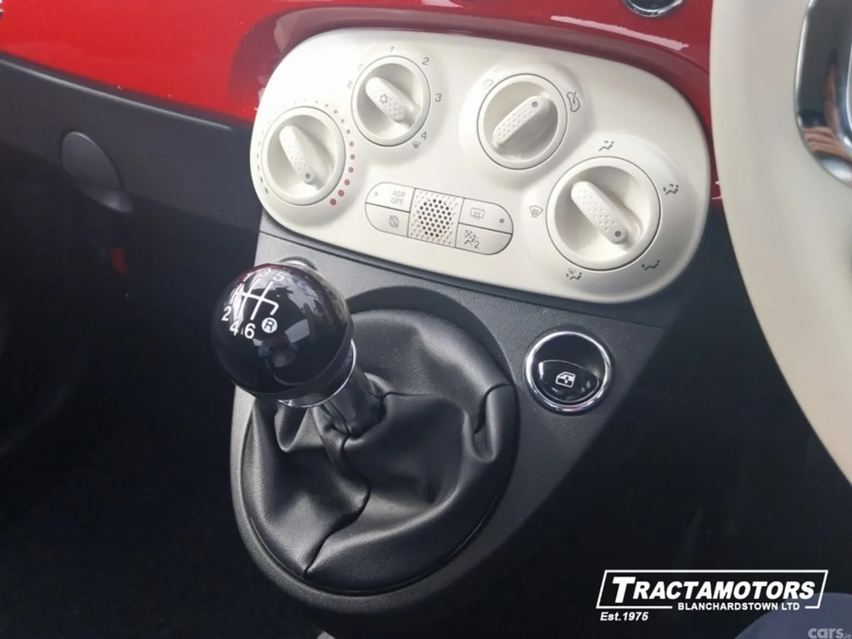 Fiat 500 Hatchback, Petrol, 2021, Red