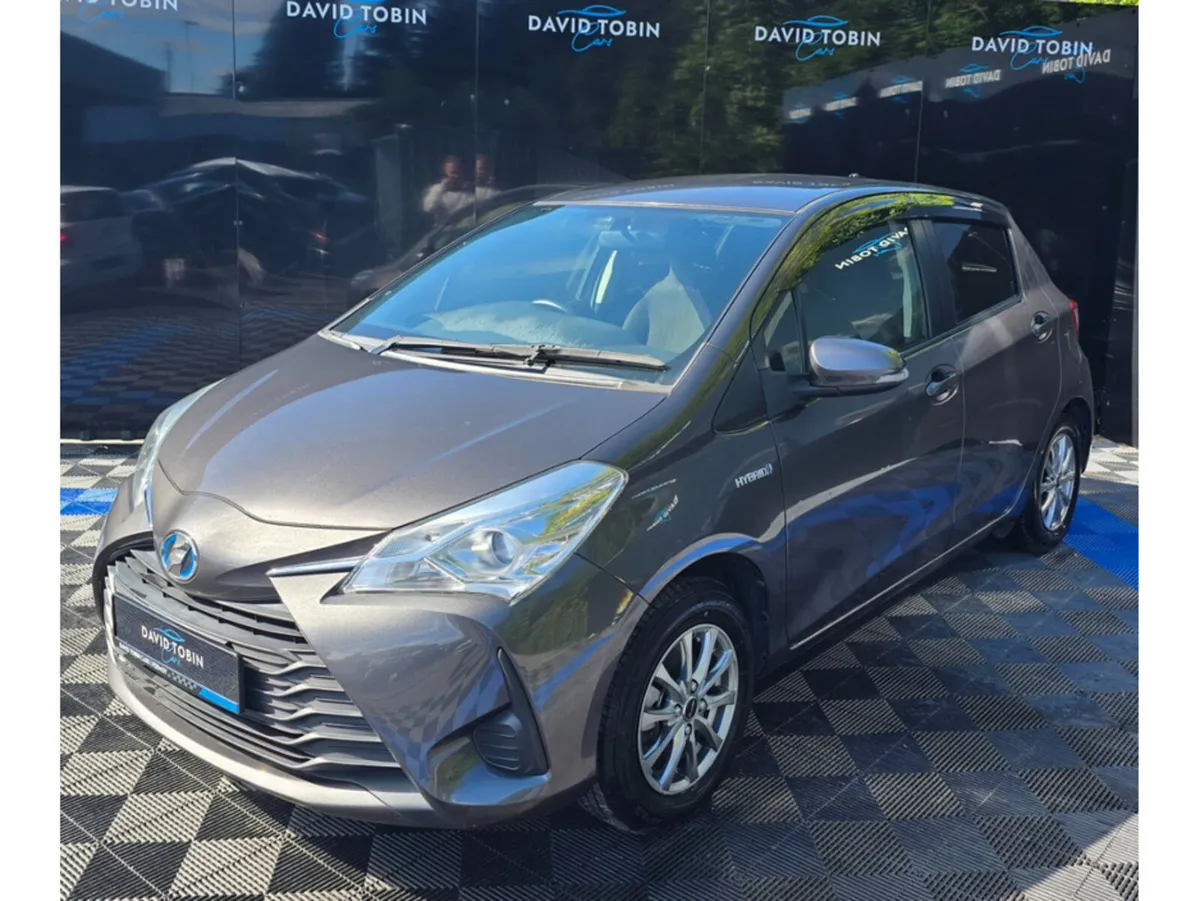 Toyota Vitz Hatchback, Petrol Hybrid, 2017, Grey