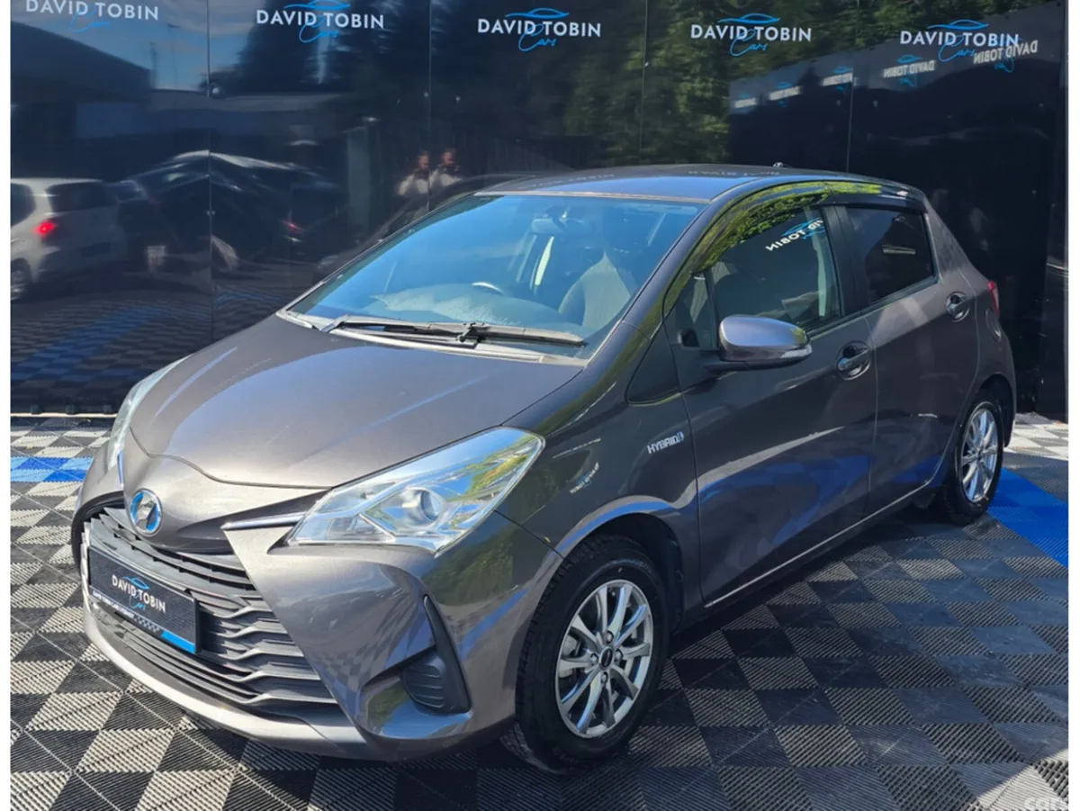 Toyota Vitz Hatchback, Petrol Hybrid, 2017, Grey
