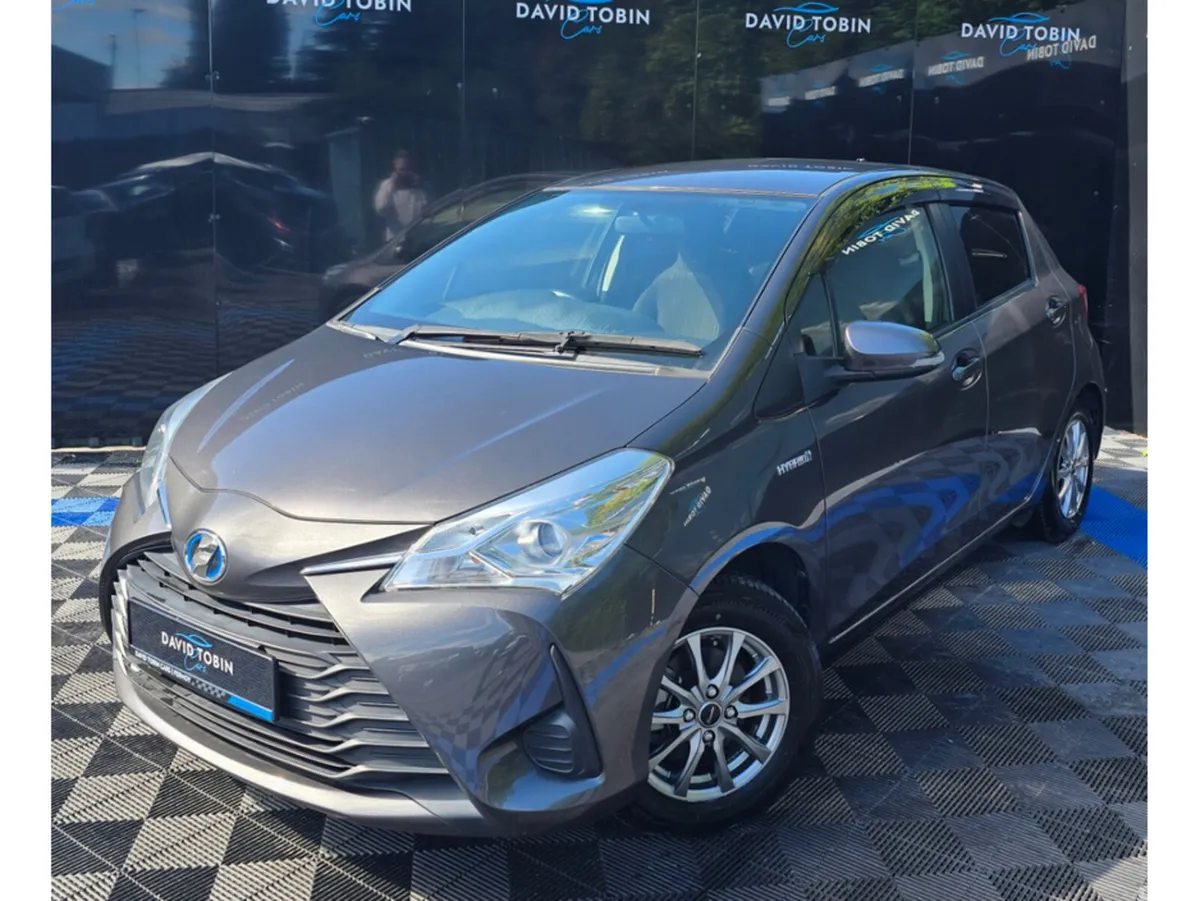 Toyota Vitz Hatchback, Petrol Hybrid, 2017, Grey