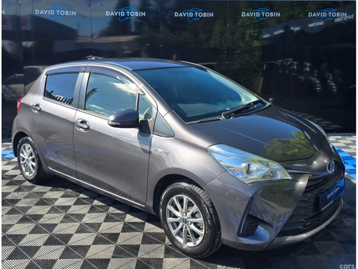 Toyota Vitz Hatchback, Petrol Hybrid, 2017, Grey