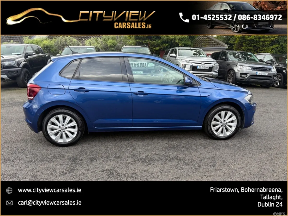 Volkswagen Polo Hatchback, Petrol, 2019, Blue