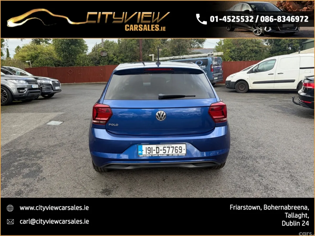 Volkswagen Polo Hatchback, Petrol, 2019, Blue