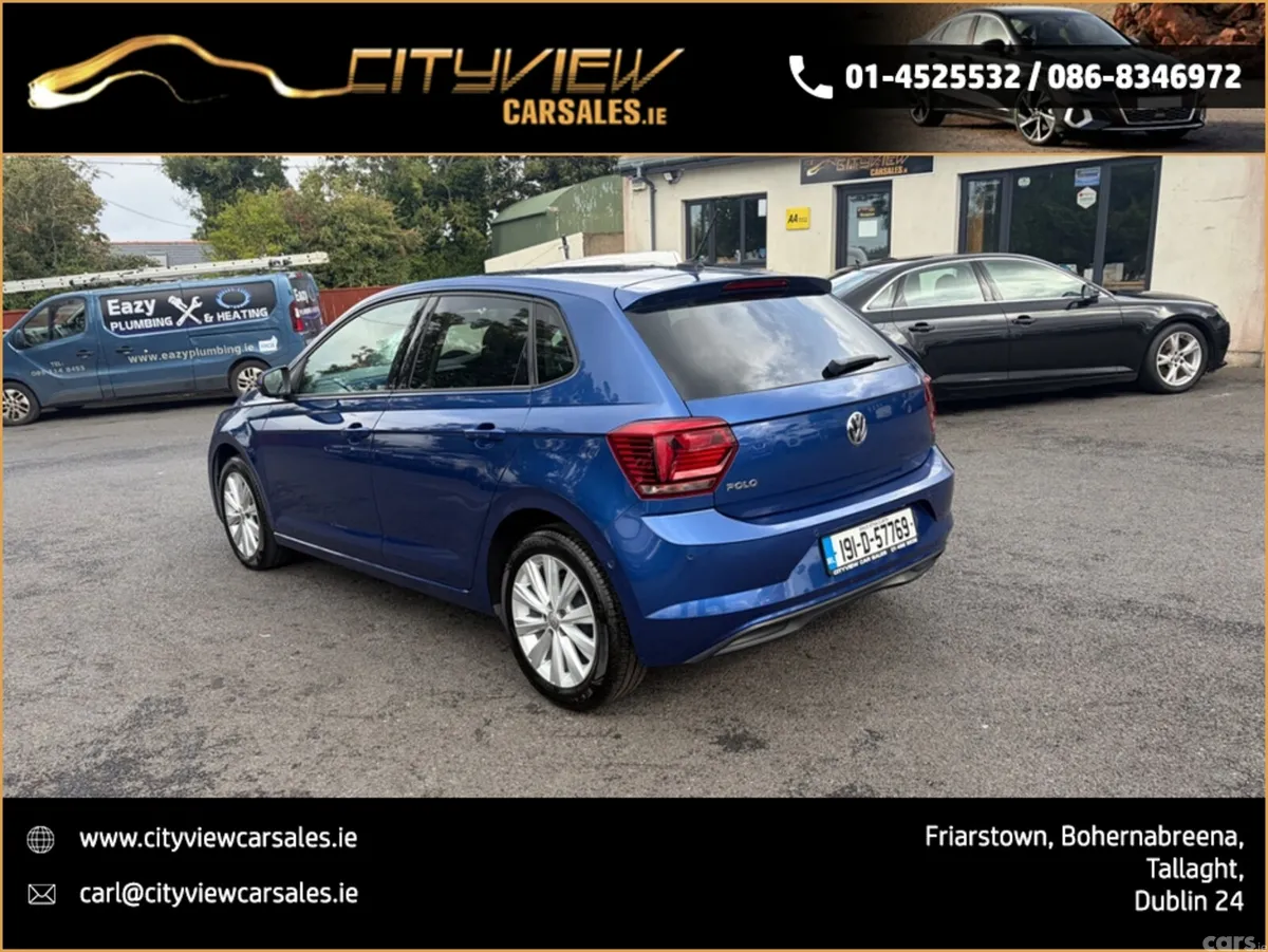 Volkswagen Polo Hatchback, Petrol, 2019, Blue