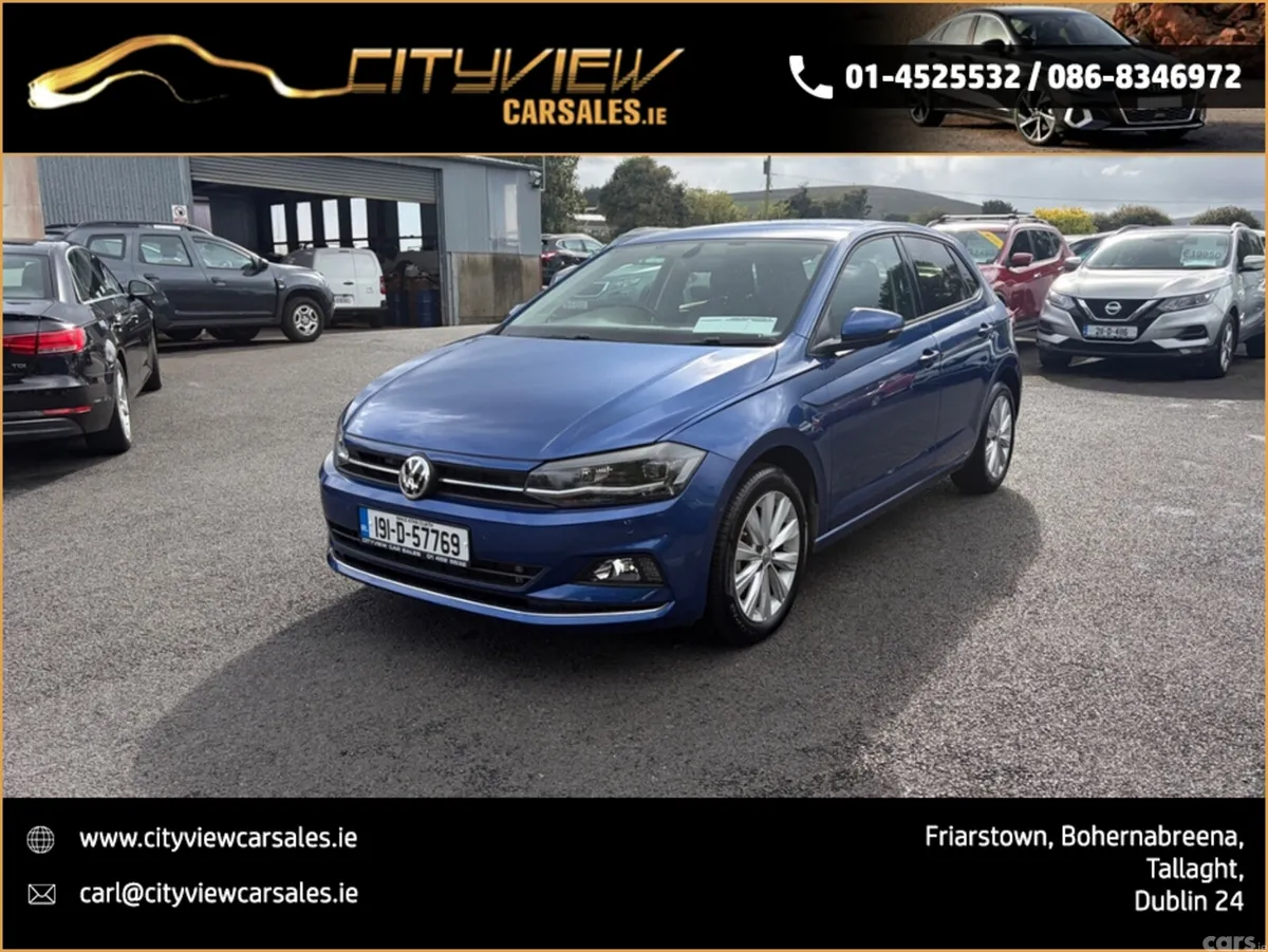 Volkswagen Polo Hatchback, Petrol, 2019, Blue