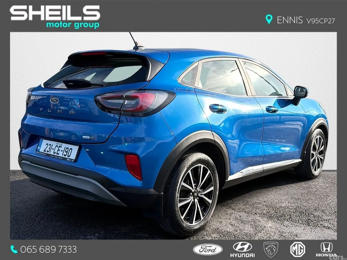 Ford Puma MPV, Petrol Hybrid, 2023, Blue
