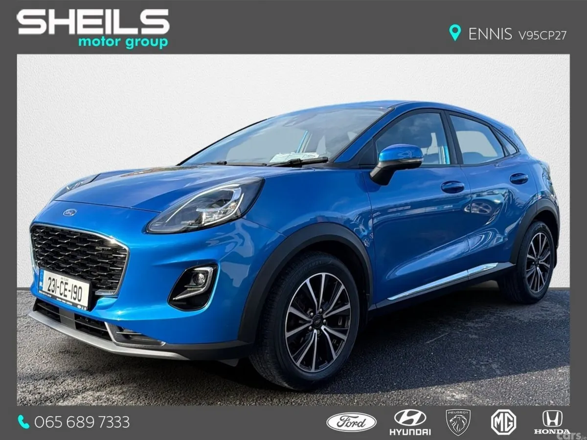 Ford Puma MPV, Petrol Hybrid, 2023, Blue
