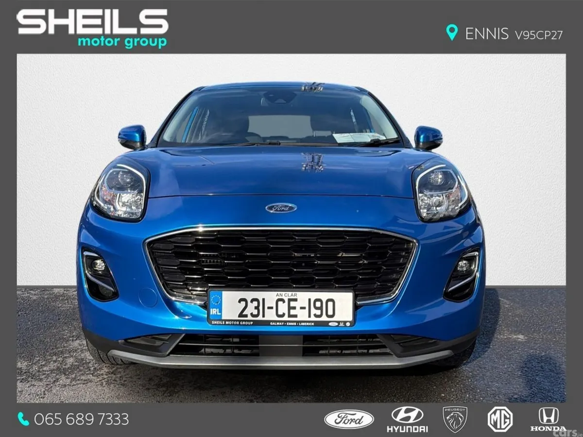 Ford Puma MPV, Petrol Hybrid, 2023, Blue