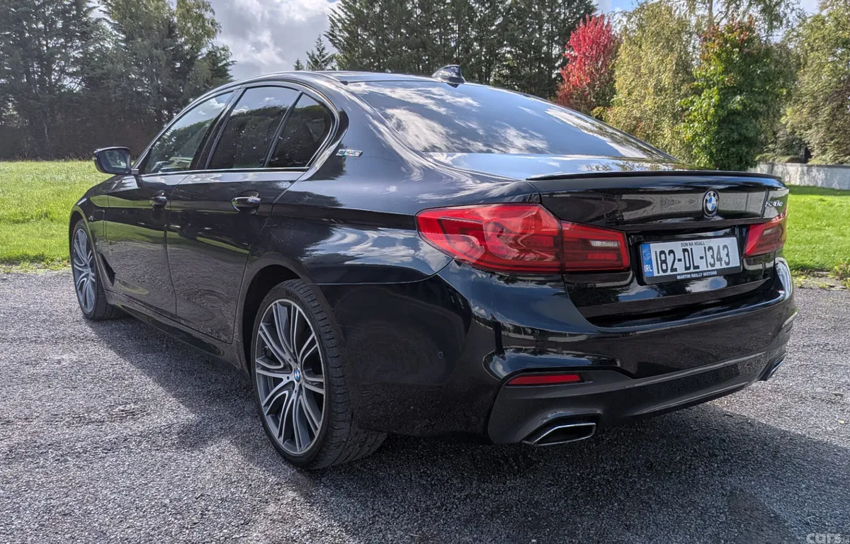 BMW 5-Series Saloon, Petrol Plug-in Hybrid, 2018, Black