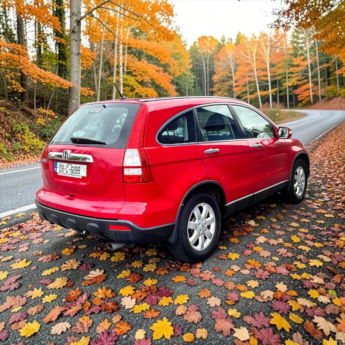 Honda CR-V SUV, Petrol, 2009, Red