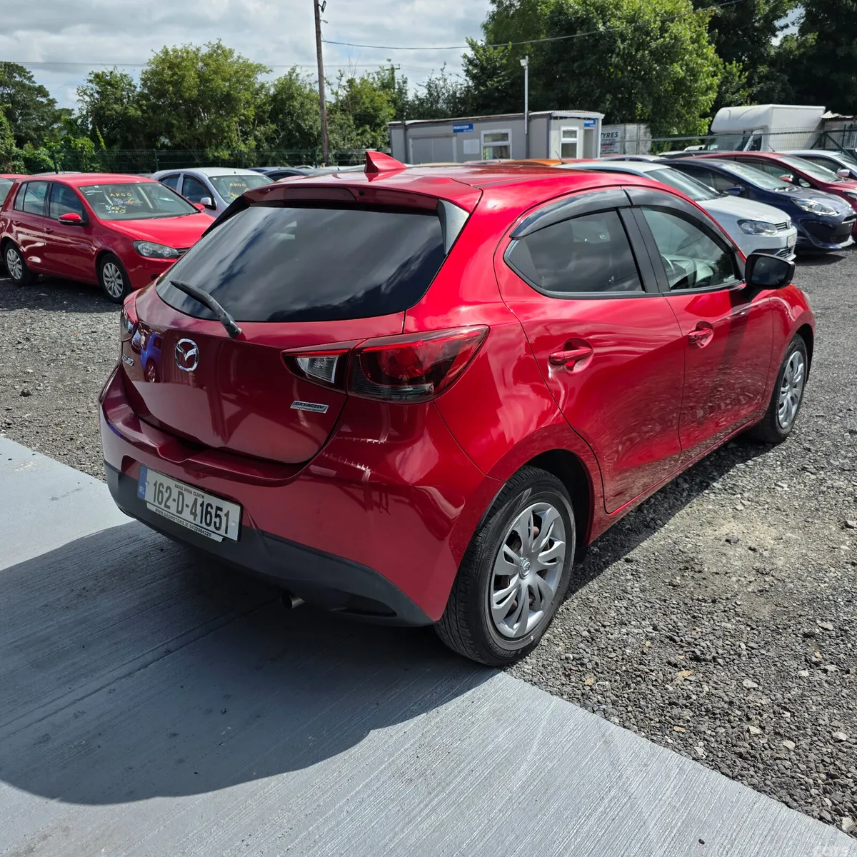 Mazda Demio Hatchback, Petrol, 2016, Red