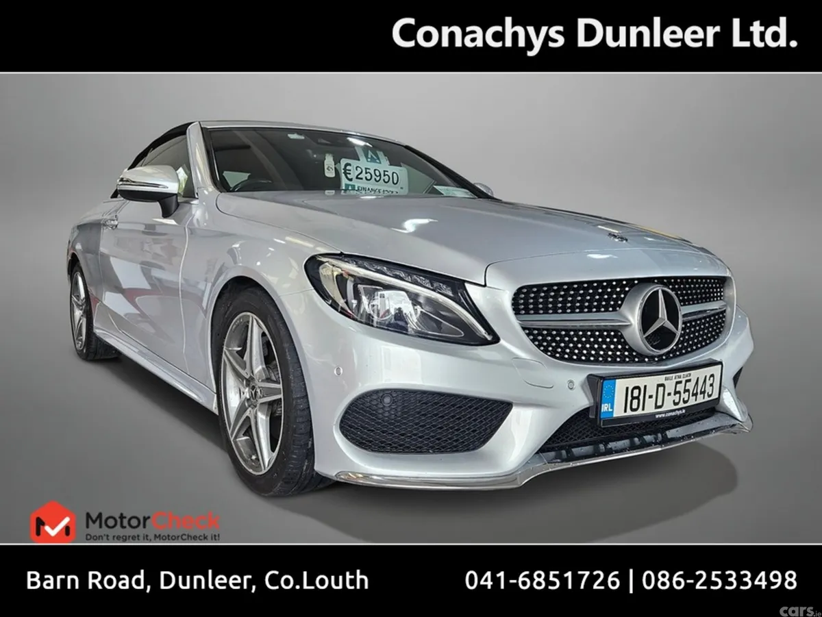 Mercedes-Benz C-Class Convertible, Diesel, 2018, Silver