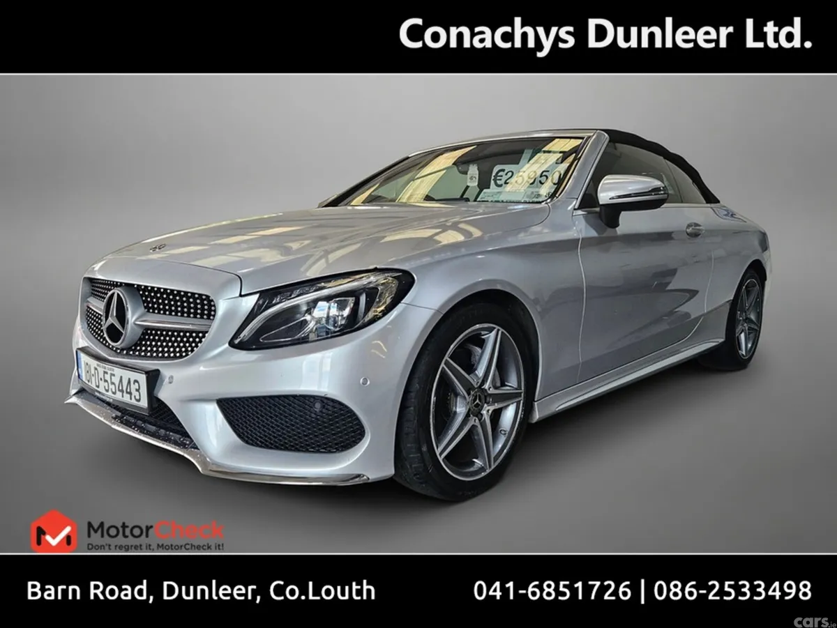 Mercedes-Benz C-Class Convertible, Diesel, 2018, Silver