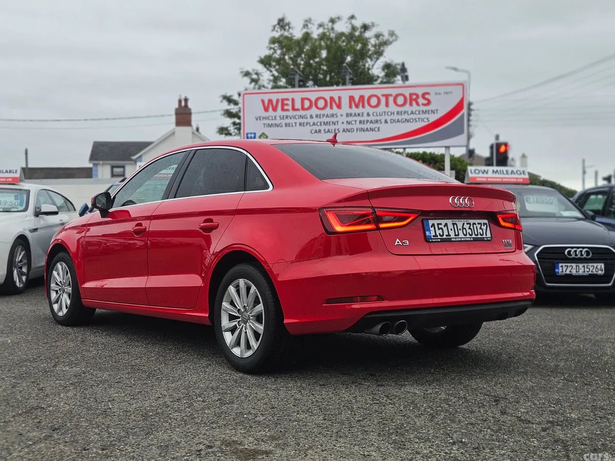 Audi A3 Saloon, Petrol, 2015, Red