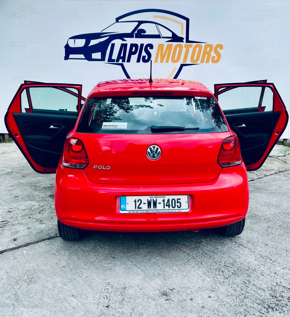 Volkswagen Polo Hatchback, Petrol, 2012, Red