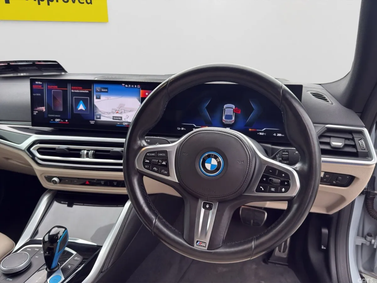 BMW i4 Hatchback, Electric, 2022, Grey